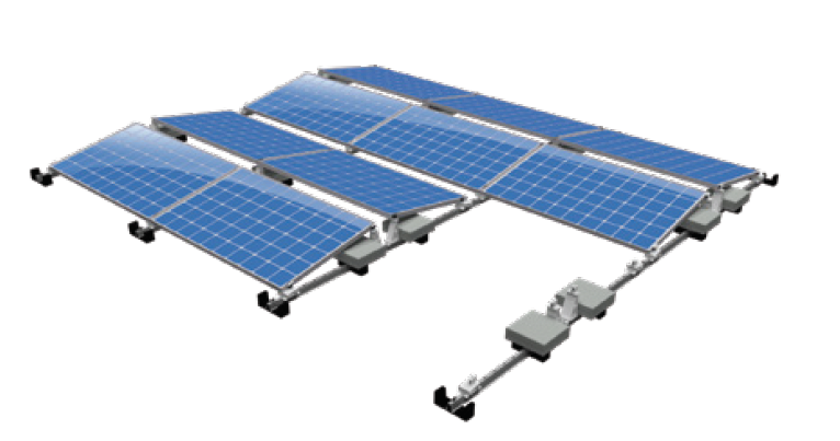 SolaStrut Flat Roof Solar Structure